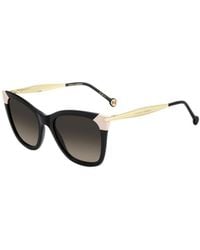 Carolina Herrera - Rectangular Frame Full Rim Sunglasses - Lyst