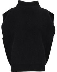 Peserico - High-Neck Sleeveless Jumper - Lyst