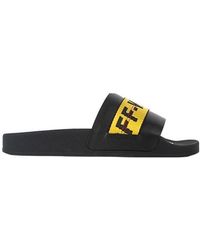 Off-White c/o Virgil Abloh - Logo Flip-Flops - Lyst
