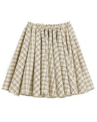 Ami Paris - Checkered Skirt - Lyst