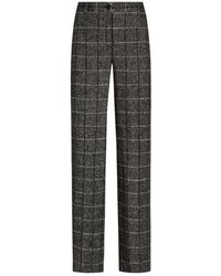 Dolce & Gabbana - Check-Pattern Trousers - Lyst