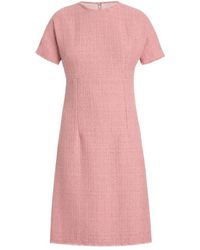 Dolce & Gabbana - Raschel Tweed Midi Dress - Lyst