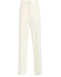 MM6 by Maison Margiela - Solid-Colored Straight-Leg Pants - Lyst