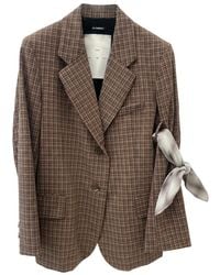 Song For The Mute - Check-Pattern Blazer - Lyst