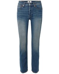 RE/DONE - Pamela Anderson The Anderson Mid-Rise Slim-Leg Jeans - Lyst