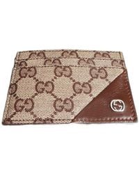 Gucci - Card Case Wallet With Interlocking G - Lyst