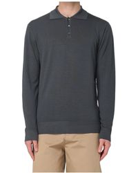 Barena - Pevaron Long-Sleeved Polo Shirt - Lyst