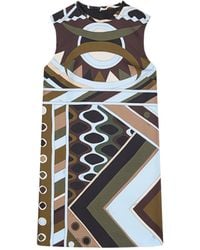 PUCCI - Pucci Vivara Printed A-Line Dress - Lyst