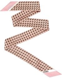 Fendi - Dots Silk Bandeau - Lyst