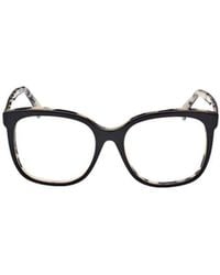 Max Mara - Square Frame Glasses - Lyst