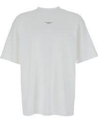 Drole de Monsieur - Drôle De Monsieur Slogan Printed Crewneck T-Shirt - Lyst