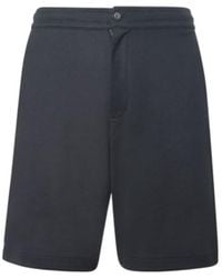 Herno - Logo Plaque Bermuda Shorts - Lyst