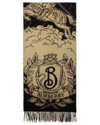 Burberry - Wide Reversible Stormy Knight Scarf - Lyst