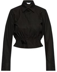 Max Mara - Falster Button Detailed Cropped Shirt - Lyst