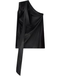 Stella McCartney - Scarf One-Shoulder Sleeveless Top - Lyst
