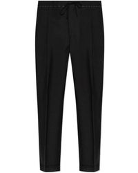 Maison Margiela - Creased Stitch Detailed Trousers - Lyst