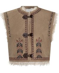 Isabel Marant - Isabel Marant Étoile Faux Fur Vest - Lyst