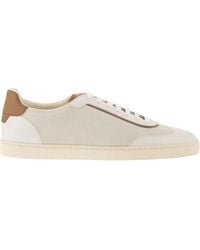 Brunello Cucinelli - Almond Toe Lace-Up Loafers - Lyst
