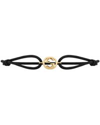 Gucci - Interlocking 18K Charm Bracelet - Lyst