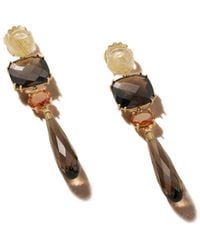 Ole Lynggaard Copenhagen - Lotus 18-Karat Multi-Stone Earrings - Lyst