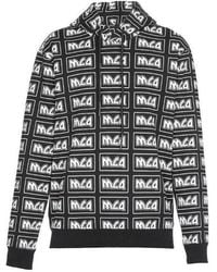 McQ - Printed Logo Hooded Sweater - Lyst