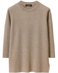 Fabiana Filippi - Lurex-Detailed Crewneck Jumper - Lyst