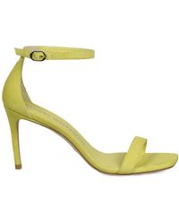 Stuart Weitzman - Logo High-Heeled Sandals - Lyst