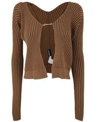 Jacquemus - Logo Long-Sleeve Cardigan - Lyst