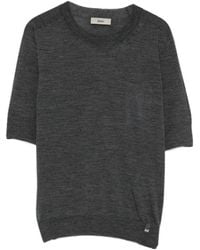 Herno - Short-Sleeve Crew-Neck Sweater - Lyst