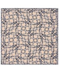 Loewe - Anagram-Print Silk Scarf - Lyst