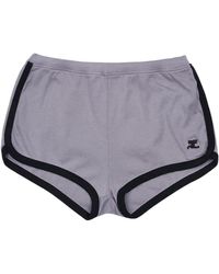 Courreges - Courrèges Contrast Mini Shorts - Lyst