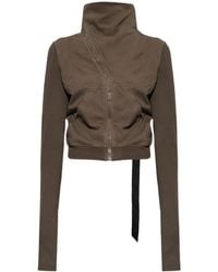Rick Owens - Asymmetric Zip Sweatshirt - Lyst