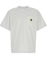SACAI X CARHARTT WIP - X Sacai Cotton T-Shirt - Lyst