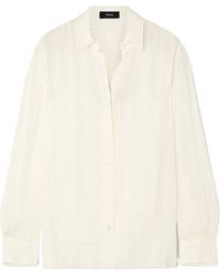 Theory - Striped Jacquard Shirt - Lyst