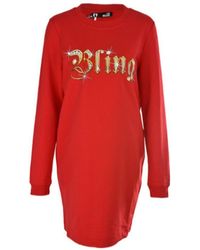 Moschino - Brand Logo Dress - Lyst