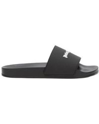 Palm Angels - Logo Embossed Slippers - Lyst