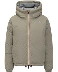 K-Way - Levrai Hooded Jacket - Lyst