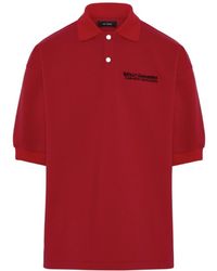 Willy Chavarria - Oversized Logo Polo Shirt - Lyst