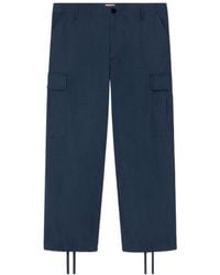 KENZO - Mid-Rise Straight-Leg Cargo Trousers - Lyst