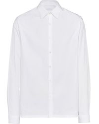 Prada - Button-Up Long Sleeved Shirt - Lyst