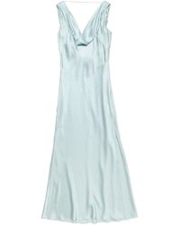 Acne Studios - Cowl-Neck Draped-Detail Dress - Lyst