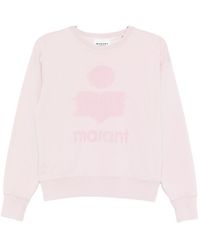 Isabel Marant - Étoile Logo Printed Crewneck Sweatshirt - Lyst