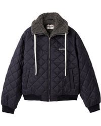 Miu Miu - Quilted Down Jacket - Lyst