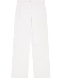 Emporio Armani - Button-Fastening Trousers - Lyst