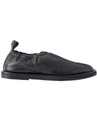 Studio Nicholson - Crinkled Leather Loafers - Lyst