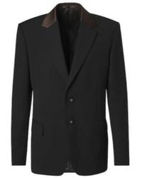 Wales Bonner - Alto Satin-Trimmed Virgin Wool Blazer - Lyst