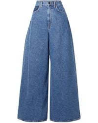 Goldsign - High-Waisted Wide-Leg Jeans - Lyst