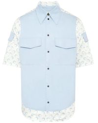 Marine Serre - Moon Pattern Short-Sleeved Shirt - Lyst