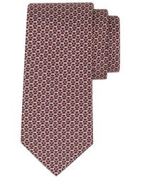 Ferragamo - Gancini Links Print Silk Tie - Lyst