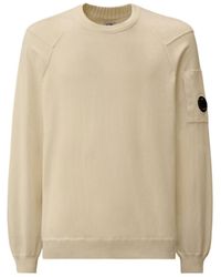 C.P. Company - Lens Detailed Crewneck Sweatshirt - Lyst